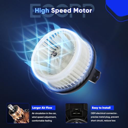 Image of ECCPP 700203 AC Blower Motor Fit for Acura MDX TL RDX TLX TSX 2007-2017 A /C | for Honda Accord Crosstour CRV Odyssey Pilot,Dodge Journey Ram 1500 2500 3500,Jeep Wrangler,Chrysler Sebring,Ford Edge Fusion
