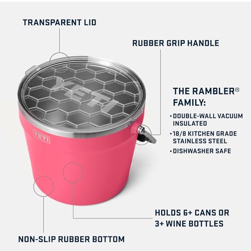 Image of YETI Beverage /Ice Bucket, Holds 6 Longnecks or 3 Bottles of Wine