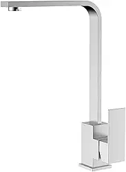 Torneira Gourmet Monocomando Slim L Cozinha Aço Inox 304 Luxo Diversas Cores - Brinovar (PRATA)