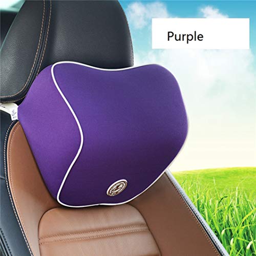 Auto Headrest Neck Pillow Lumbar Back Support Head Restraint Cushion Driver Memory Foam