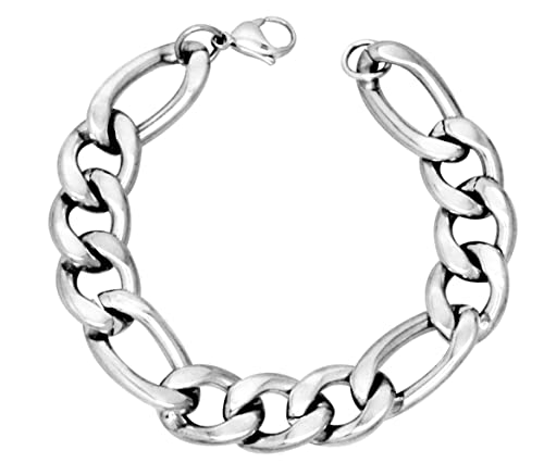Image of Cuban Chain Link Gold Plated Alloy Bracelet for men