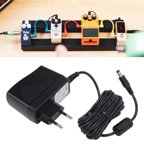 Adaptador de Alimentação para Pedal de Guitarra 9V 2A, Isolamento de Ruído, Design de Energia Estáve