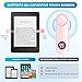 Page Turner for Kindle Paperwhite, RF Remote Control Clicker Page Turner Kindle Accessories for iPhone,iPad, Android Tablets Reading Novels,Camera Video Record&Shutter Selfie (Pink)
