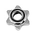 2 Pcs Barbell Collar,Inner Diameter 2.4cm Dumbbell Hex Nut Barbell Collar Quick Lock and Release for Weight Lifting Fitness Training