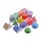 Stimule les compétences mathématiques : en utilisant ces modèles, les enfants peuvent améliorer leurs compétences mathématiques, notamment en géométrie, grâce à une application pratique, des solides géométriques, des solides