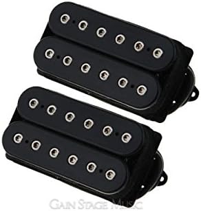 DiMarzio Jake Bowen TITAN Humbucker Guitar Pickup Set, Black, Regular Spacing