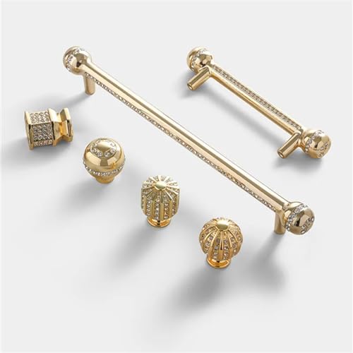 Boutons en cristal noir 6752 pour tiroir de commode chic