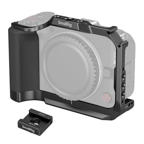 SmallRig R50 V�p�P�[�W Canon�ɑΉ��i�u���b�N�j �G���S�m�~�b�N�V���R���O���b�v���� Arca�pQR�v���[�g 1/4�C���`-20�l�W�� ARRI�p3/8�C���`-16�l�W�� �R�[���h�V���[ QD�\�P�b�g �c�ʒu�B�e�Ή��i�u���b�N�j 5427
