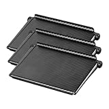 CRAFTHROU 3 Piezas estante prateleiras arrumação cargador de pilas muevle de tv base de televisión montaje de televisión soporte de cajas de cable organizador de tapas de monitores de tv AbS