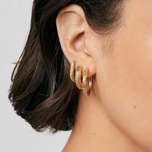 Hey Harper Hoop Earrings For Women Trendy - Lightweight Waterproof & Sweatproof Jewerly4