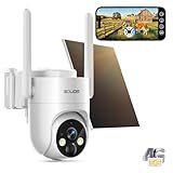 【No WiFi Needed & Truly Wireless 4G LTE Cellular Security Camera】 Experience ultimate flexibility with our solar-powered cellular security camera—no WiFi or electrical power required! Perfect as a outdoor security camera, it operates anywhere with 4G...