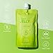 EVERYDAZE Sweet Jelly C Konjac Jelly | Vitamin C, Vegan, 5 Calories, 0 Sugar | Lemon Lime| 10 Packs | Keto, Gluten Free, Healthy Diet Pouch Drinkable Snack, Weight Management, Low Calorie