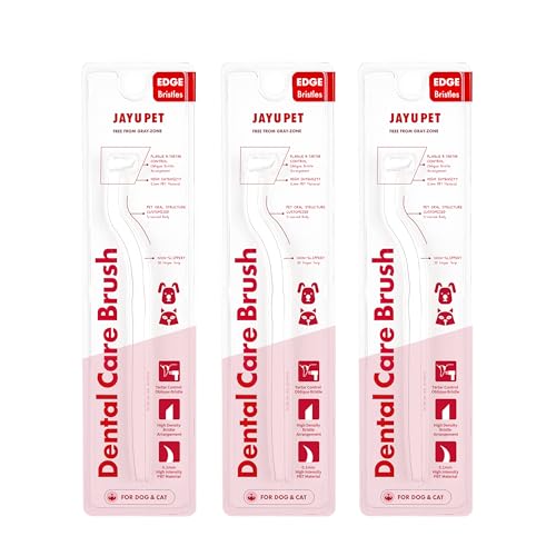 Brosse de soins dentaires JAYU PET à tête micro ronde pour nettoyer les dents des petits chats