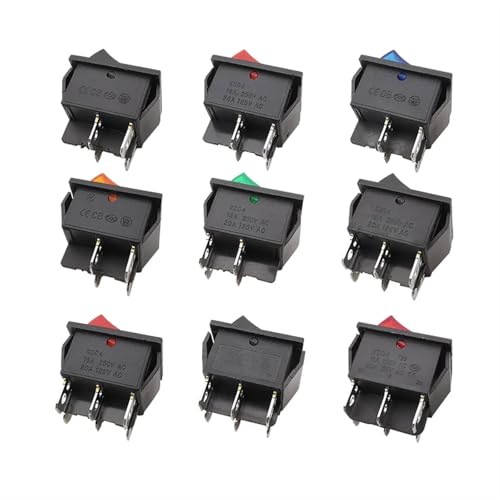 Interruptor basculante KCD4 ideal para control eléctrico de barcos y náutica 4