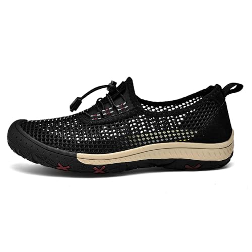 Men's Casual Mesh Breathable Sandals Comfortable Quick-Dry Walking Outdoor Hiking Sneakers for Travel Beach Swimming Fishing3