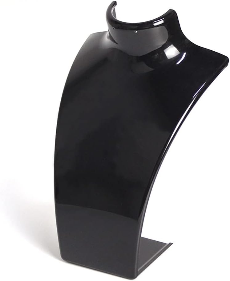 Three Colors 20 * 13.5 * 6cm Mannequin Necklace Jewelry Pendant Display Stand Holder Show Decorate Retail(D)