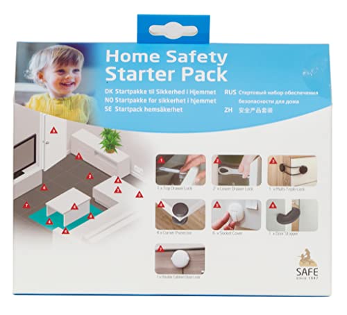 Safe Home Safety Starter Pack pour éviter les pincements de doigts et sécuriser les tiroirs bas