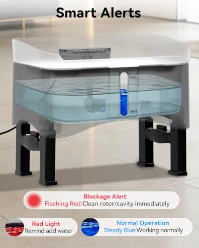 Dispensador de agua para perros con bomba de repuesto UPSKY para fuentes grandes 6