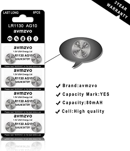 Confezione Da 40 Pacchi Batteria Alcalina Batteria A Bottone Ag10 Lr54 Lr1130 389 1 5v Confezione Da 40 Batterie - Foto 7
