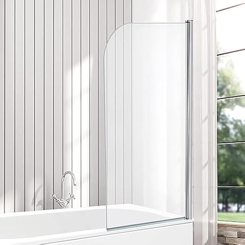 VeeBath Tempered Glass Bath Shower Screen Cover
