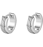 JewelryWe sieraden Heren en Dames oorbellen, roestvrij staal, strass, zonder gat, nep-creolen, oorstekers, oorclips, klappertjes, Huggie, zilver, goud, zwart, Roestvrij staal, Geen edelsteen