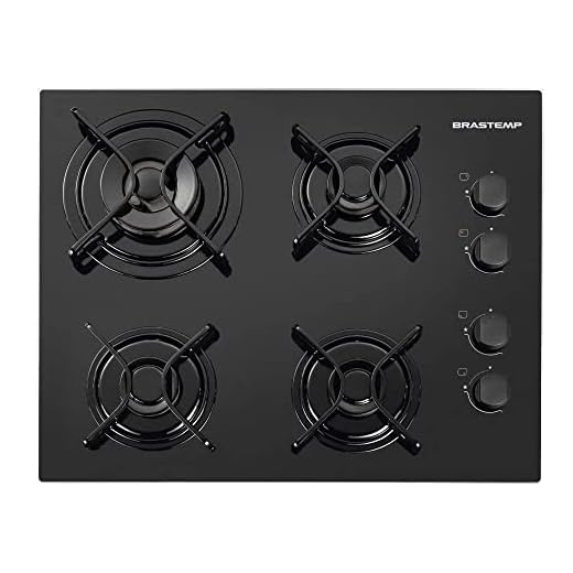Cooktop 4 bocas Brastemp com duplachama e acendimento automático - BDD62AE BIVOLT