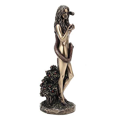 Escultura religiosa de resina bronceada de 9.5 pulgadas miniatura 4