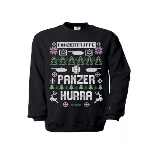 Pull de Noël char armée allemande Copytec Hurra pour hiver stylé