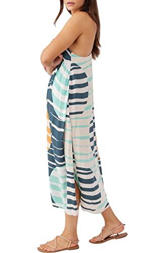 O'Neill Women's Floral Cover-up Tank Dress with Self-Straps2