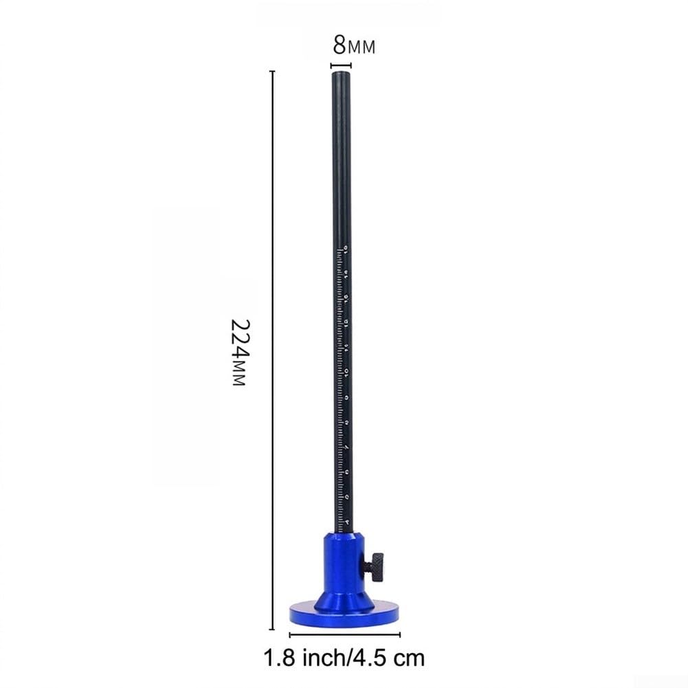 para calibre Trazado Anodizado Antióxido 22cm para calibre(Blue)
