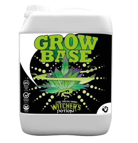 GROW BASE - Witcher's Potion 'Cannaboom' (5.000ml) | Fertilizante Mineral NPK 4-2-4 para Crecimiento Vegetativo | Plantas Verdes, Sanas y Rápidas con Micronutrientes Quelatados