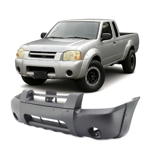 Image of Compatible with Nissan Frontier 2001-2004 Front Bumper Cover | Primed, With Fog Light Holes, Ready to Paint, OEM 620229Z440, NI1000185