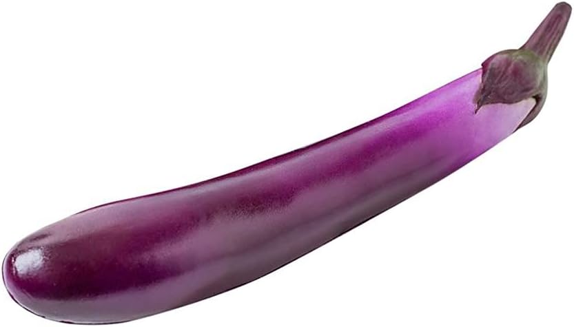 Lifelike Artificial Vegetable Realistic Eggplant Simulated Photography Prop Home Decoration