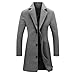 Women's Peacoat Long Single-breast Faux Wool Jacket Fall Winter Clothes Classic Trench Coats Notch Lapel Pea Coat Fashion Trendy Outerwear for Women Long Sleeve Overcoat Casual Outfits Warm Jackets
