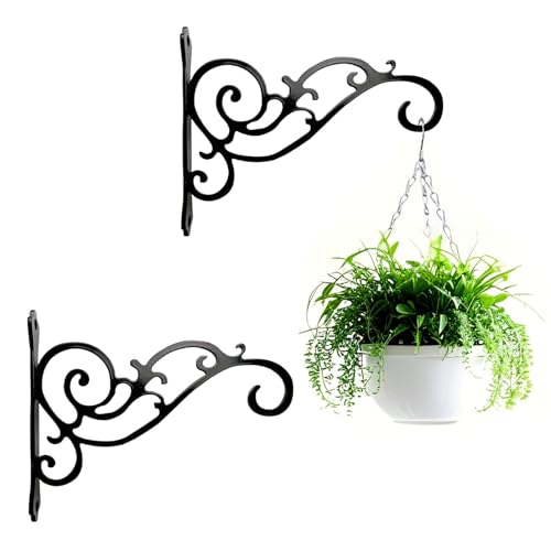 AIM & GGKK Metal Plant Hanger Hook – 2 Pack