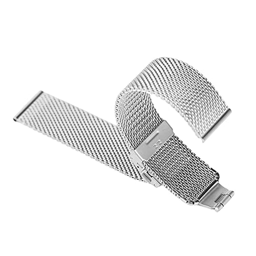 Bracelet acier inoxydable boucle déployante 20mm ultra résistant
