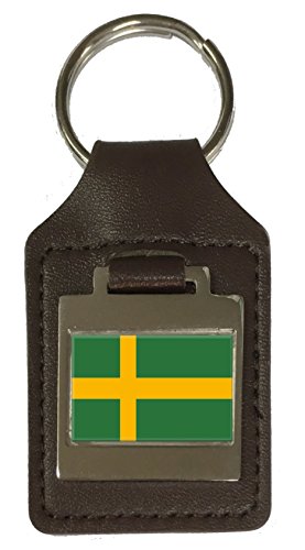 Porte-clés en Cuir gravé Pula accessoire de mode voyageur Croatie