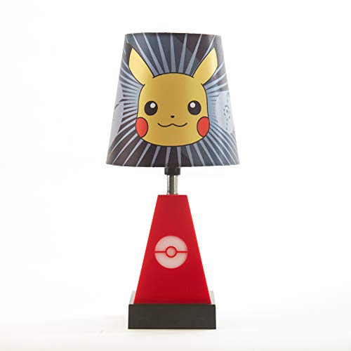 Idea Nuova Pokemon 2 in 1 Table Lamp with Nightlight, 11.8