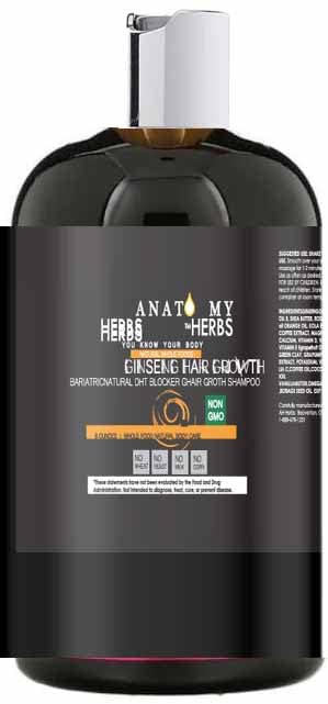 Ginseng DHT Blocker hair growth shampoo