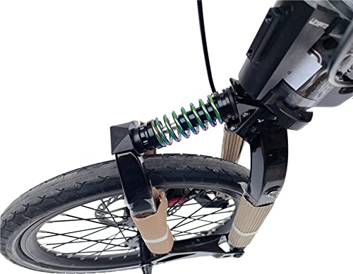 バイクスプリングチタンアクスルショックアブソーバー自転車
