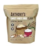Anthony's Sweet White Rice Flour, 3 lb, Glutinous Rice Flour, Gluten Free, Non GMO, Product of the USA