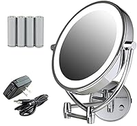 Algopix Similar Product 11 - Ovente 95 Lighted Wall Mount Makeup