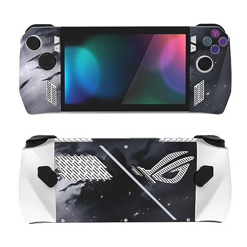 PlayVital 2 Kits de Calcomanía Protectora de Piel para ROG Ally - Accesorios Pegatinas Personalizadas, Adhesivo de Vinilo, Skin Decal para Consola de Juego Portátil (Asesino de Las Sombras)