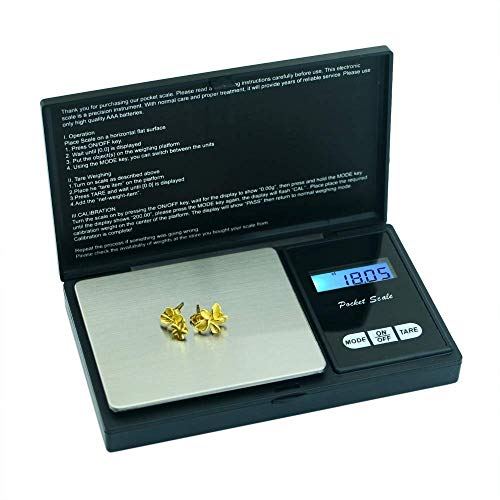 Báscula digital de bolsillo 200g x 0.01g mini portátil miniatura 2