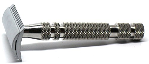 Ikon Razors Shavecraft Short Comb Open Comb Safety Razor with OSS Handle