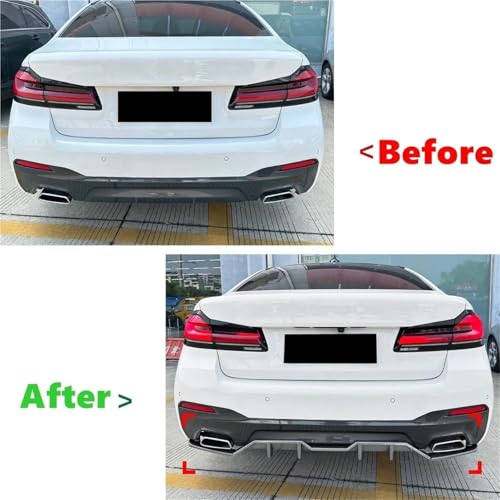 Diffuseur de toit style MP en noir brillant pour BMW Série 5 2021