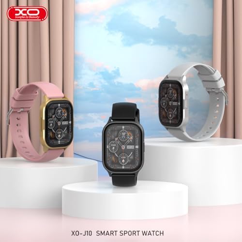 XO Simple is Beauty J10 Akıllı Saat, 2.01 inç AMOLED Ekran, IP67 Su Dayanıklı, Bluetooth 5.3, Kalp Atış Ölçer, Telefonla Konuşma, Adım Sayar, Kalori Takip, Müzik Kontrol, 260 mAh (Pembe) - Görsel 5