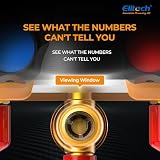 Elitech Manometro Gas Refrigerante Digitale per HVAC Manometri Aria Condizionata Compatibile con R32 R410A R454B R134, Misurazione di Pressione Alta Bassa, 3 Porte, Display LCD DMG-2SE - 9