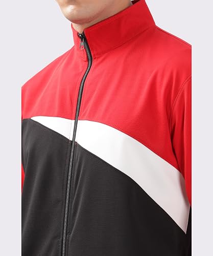 Image of Men's Active Sports Jacket - Lightweight, Windcheater, Winter Wear, Polyester, Regular Fit, Dri-Fit, Long Sleeves, Zipper Closure - Perfect for Gym, Running & Travel.