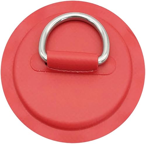 Miniatura 6 de 6 piezas PadPatch D Anillos para PVC inflable barco canoa balsa de acero inoxidable D-Ring Dinghy Kayak tabla de surf